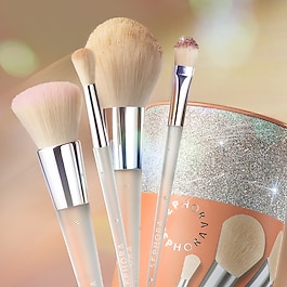 Glitter Power Brush Set - 4'lü Yüz ve Göz Fırçası Seti
